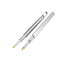 Full Extension Drawer Slides 500 Lbs Load Capacity Ball Bearing Steel Side Mount 18 In For Home Bar Industrial DesignLength: 40 inch