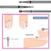3 Pcs Diamond Ball Bit for Nails Professional Nail Drill