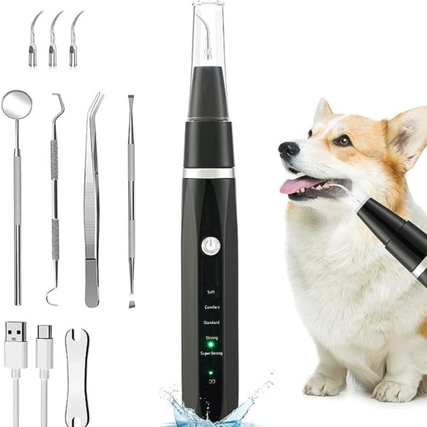 EVALAB - Toothbrush for Dogs and Cats - Dental Detaltering Kit - For Cleaning Teeth of Dogs and Cats