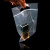 Transparent Durable PE Ziplock Fancy Bag 30cmX39cm +6cm Pack of 100