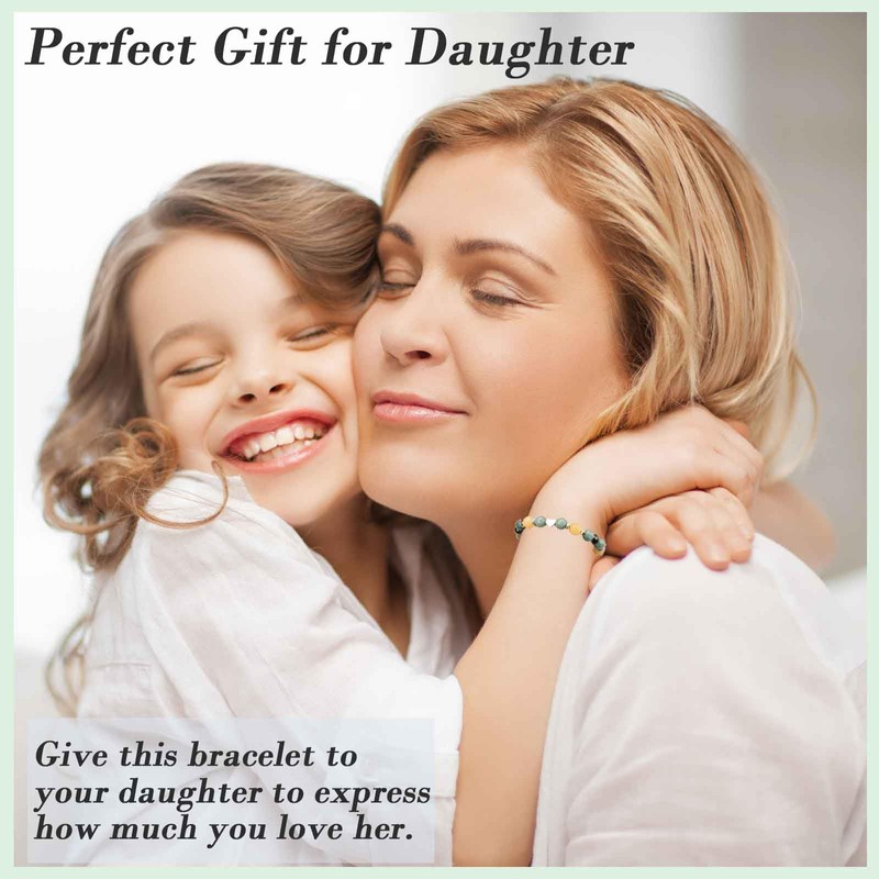 TEVOP Daughter Gifts for Teenage Girls, Crystals Bracelet Jewellery Present