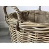 Round Kindling/Storage Basket, Hessian Lined, Excellent Quality, Very Strong Kuba