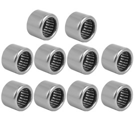 sourcing map pack of 10 HK1212 Full Roll Drawn Cup Needle Bearing Roller Bearing 12mmx16mmx12mm de