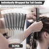 NICEMOVIC Rat Tail Parting Hair Combs 24 Pcs for Women