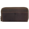 Greenburry Vintage Wallet Leather 20 cm braun