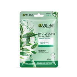 Garnier Skin Naturals, Green Tea Serum Mask, 32 g