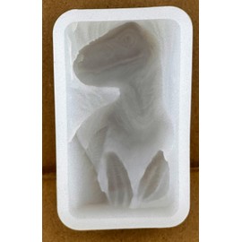 ARTCRAFTMOLDS - Molde de silicona de dinosaurio, jabón, yeso, cera, arcilla de resina T-REX Dino, herramienta de manualidades