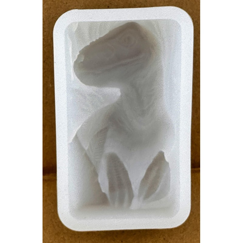 ARTCRAFTMOLDS - Molde de silicona de dinosaurio, jabón, yeso, cera,