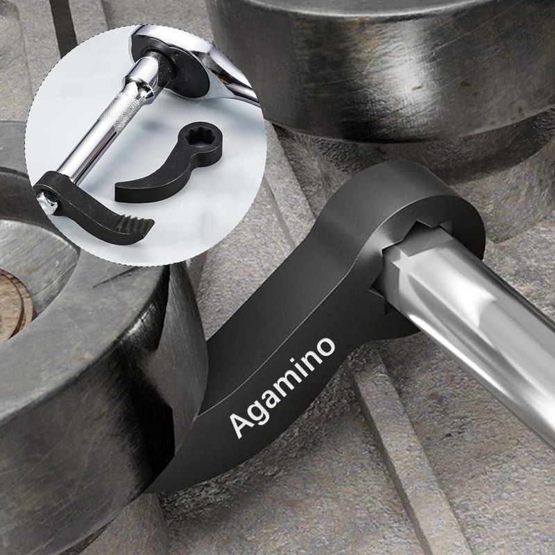 Agamino 2PCS Pry Bar Wrench Adaptor Head, Crowbar Adapter Head