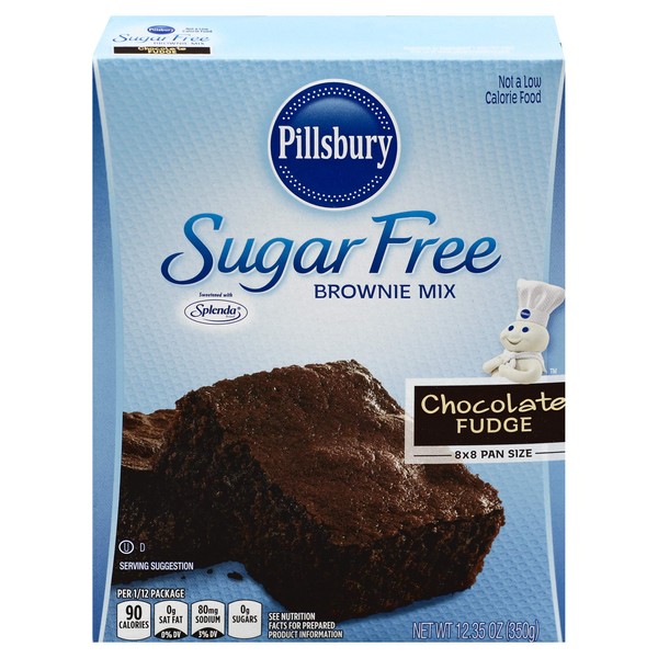 Pillsbury Sugar Free Brownie chocolate fudge 350gr
