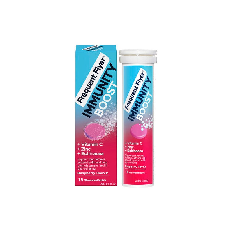 Frequent Flyer Immunity Boost Raspberry 15 Tablets