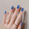 XEAOHESY 12 Sheets 168 Pieces Blue Solid Color Nail Polish