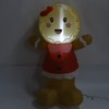 Valentines Day Inflatables Gingerbread Girl Waterproof Thickened Blow Up Gingerbread