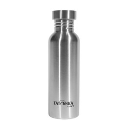 Tatonka Stainless Steel Water Bottle Premium 0.75 L - Shatterproof Water Bottle with Stainless Steel Screw Cap - Dishwasher Safe and BPA-Free (750 ml)