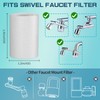 CECEFIN 8pcs Filter Cartridges Replacement for Swivel Faucet Water Filter,