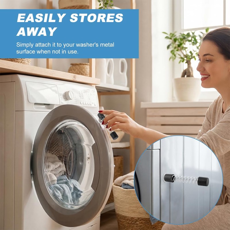 4 Pack Front Load Washer Door Prop, Magnetic Door Holder