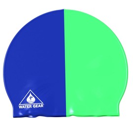 Water Gear Jazz Silicone Swim Cap - Flexible Unisex - Great for Short and Long Hair - Improve Your Performance