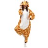 Fzhzcos Animal Onesies Adult Giraffe Costumes One Piece Pajamas for