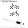 RATCHROLL 1pc Universal Bicycle Seatpost Shock Absorbing 27.2x350mm Bicycle Saddle