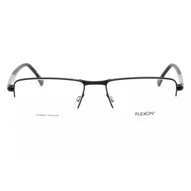 Flexon NEW FLEXON E1127 002 Matte Black Flexible Titanium Eyeglasses 53/17/145