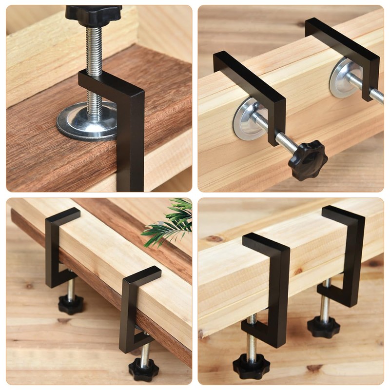 IMeanTop C Clamp Heavy Duty 2 Inch Small C-Clamp Set