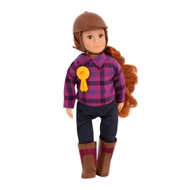 Lori – Horseback Riding Mini Doll – 6-Inch Equestrian Doll – Horse Riding Outfit & Accessories – Clothes, Helmet, Boots & Ribbon – 3+ Years– Samanda