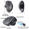 Ergonomic Wireless Mouse Bluetooth & 2.4GHz Dual-Mode Vertical Mouse Rechargeable