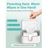 KOSTTE Baby Wipes Warmer, Larger Capacity Wipe Dispenser, Even Heating