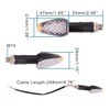GOOFIT 1 Pair 12 V Motorcycle LED Turn Signals Indicators