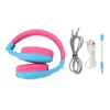 Bluetooth Kids Headphone Stereo Noise Reduction RGB Light Foldable Children