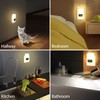 LUXON LED Motion Sensor Night Light with Digital Alarm Clock,Bathroom