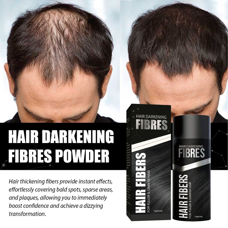 3pcs 15g Hair Volumizing Powder Fluffy Dense Hair Thickening Fibers