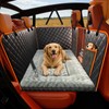 TNELTUEB Dog Car Seat Cover with Bed Mat, Back Seat