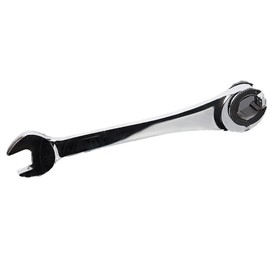 1Pcs 13mm Double Open End Tubing Wrench Chrome Vanadium Steel Ratcheting Fixed Head Flare Nut Wrench Set for Car-Wrench and Hand Tools