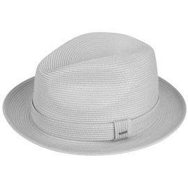Bailey of Hollywood Men's Tate Fedora, Light Grey, Medium