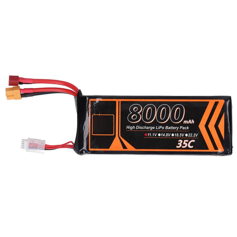 11.1V 8000mAh 35C 3S LiPo Battery with T XT60 Plug