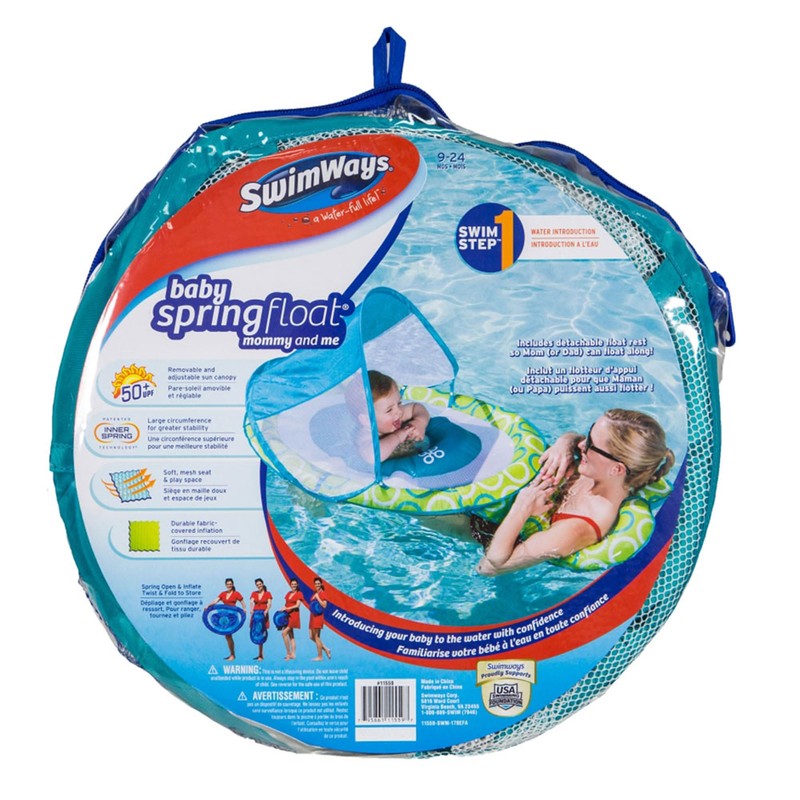 SwimWays Baby Spring Float Mommy and Me with Canopy