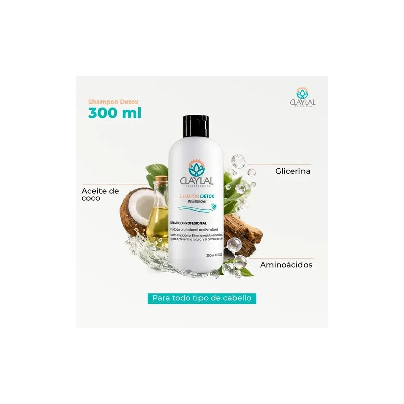 Shampoo Metal Remover Detox Purificante Anti-metales 300m