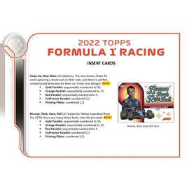 2022 Topps Formula 1 Turbo Attax Cards - Box (24 Packs per Box) (10 Cards per Pack) (Total of 240 Cards)