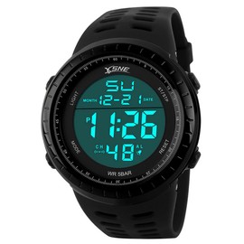 Mens Digital Watch Sports Military Watches Waterproof Outdoor Chronograph Wrist Watches for Men with LED Back Ligh/Alarm/Date Simple Watch 1167