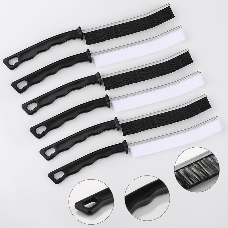 9 Pcs Crevice Cleaning Brush, Hand held Groove Gap Cleaning