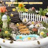 Lyreh 210pcs Mini Bees Figures, 3 Styles Miniature Resin Yellow
