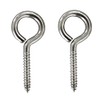 IDEALSV Screw Eyes (304) Stainless Steel 2 Inch Screw Hooks