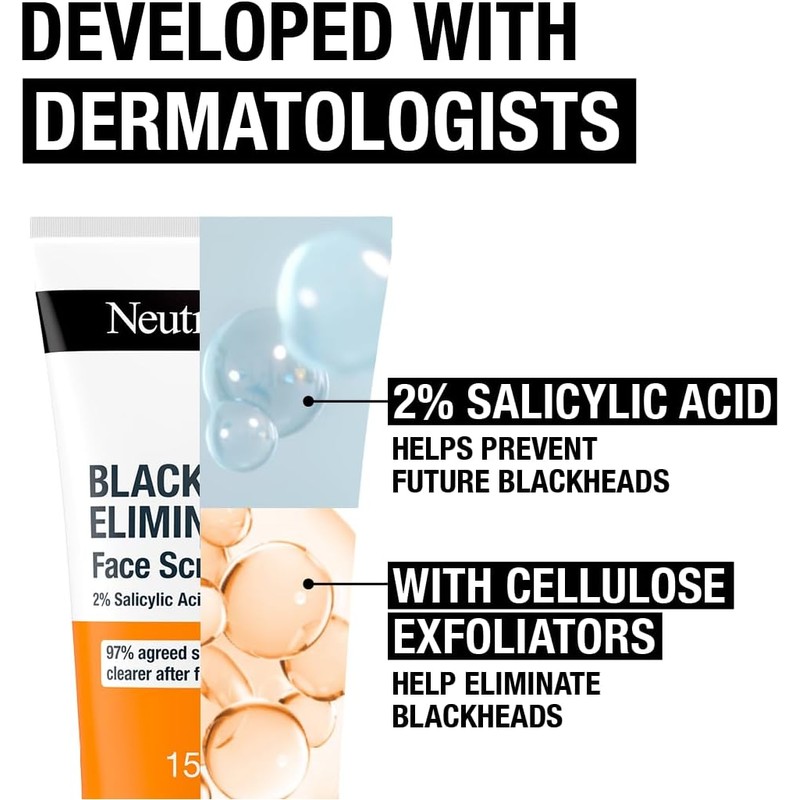 Neutrogena Blackhead Eliminating Facial Scrub 150ml