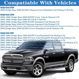 52105555AA for Dodge RAM Transfer Case Shifter Control Linkage with 2 Clip+ 68078974AA Grommet Bushing for 2002 2003 2004 2005 Dodge Ram 1500 2500 3500,4x4 4WD 02 03 04 05 Replace 926-884 926884