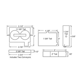 Walthers SceneMaster Glacier Industrial Sands Kit
