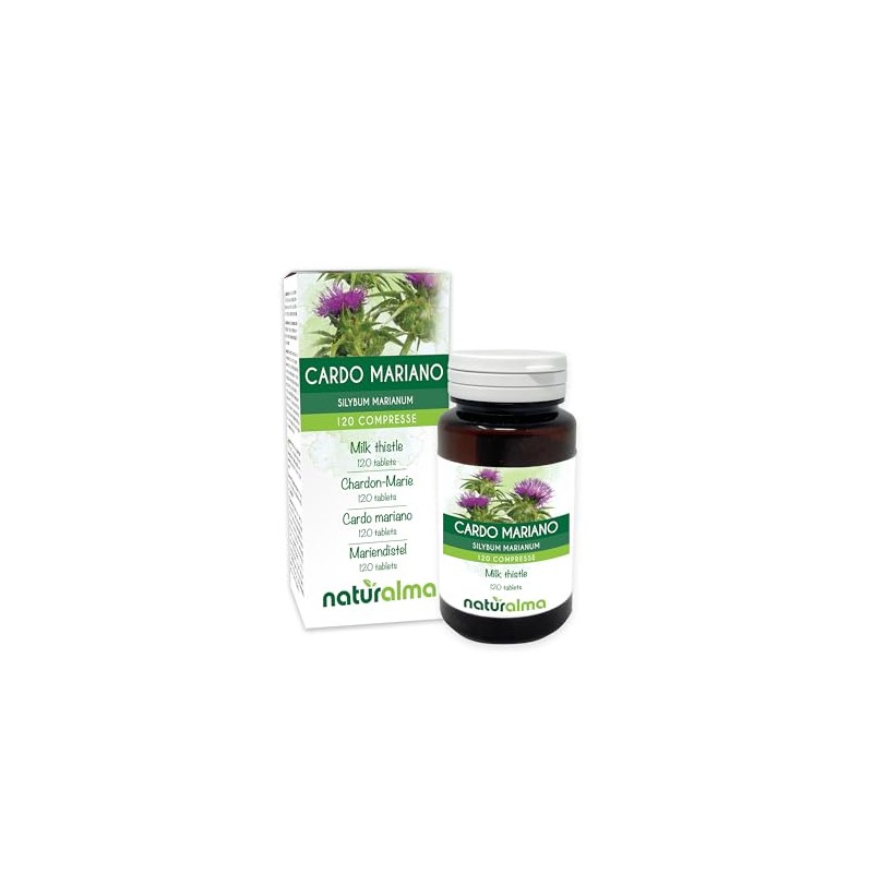 Milk Thistle (Silybum Marianum) Herb and Fruits Naturalma - 60