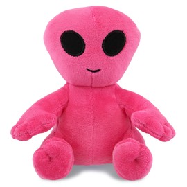 DolliBu Plush Alien Stuffed Toy – Soft Huggable Alien, Adorable Space Creature Plush Toy, Cute Alien Weird Cuddle Gifts for Kids and Adults - 6 Inch Pink