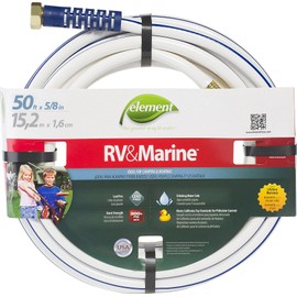 Swan Products ELMRV58050 Element RV & Marine Camping and Boating Water Hose 50' x 5/8", White