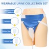 Wearable Urine Collector, Reusable Silicone Urinal for Bedridden &Travel